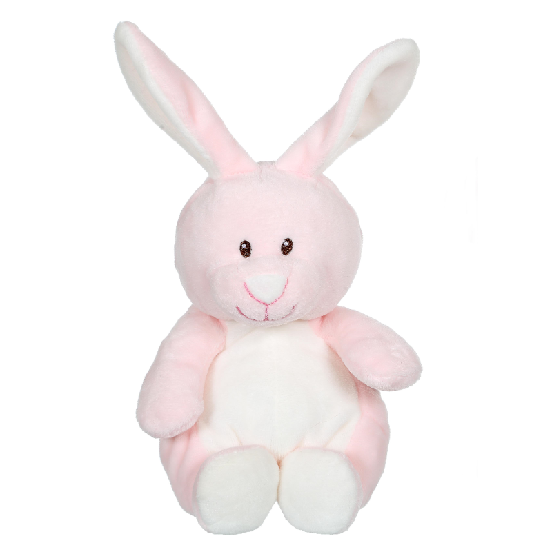  les ux peluche lapin rose blanc 15 cm 